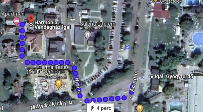 Апартаменты Harmonia Vendeghaz 100 Meterre Az Igali Gyogyfuerdotol Экстерьер фото